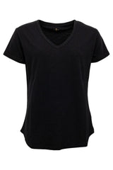 Basic S/S Tee V-neck - Black