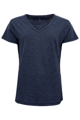 Basic S/S Tee V-neck - Navy