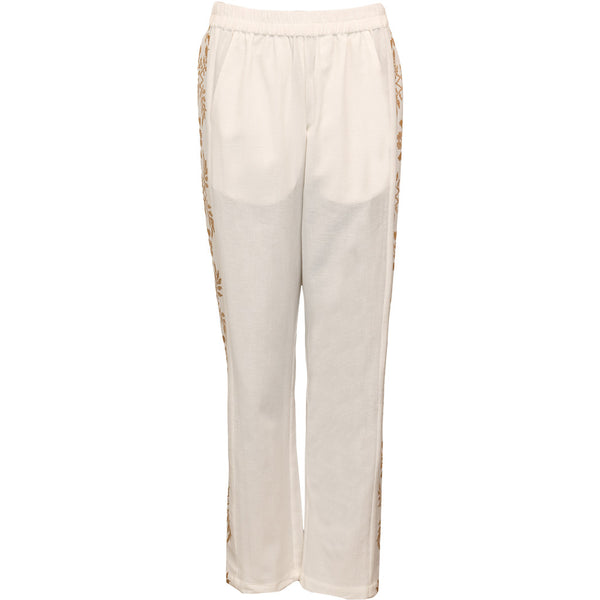 Costamani Babe Embo Pants Pants White W/Sand