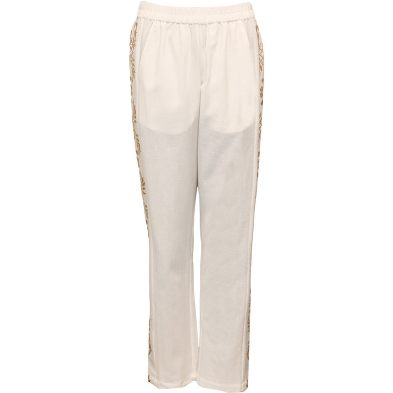 Costamani Babe Embo Pants Pants White W/Sand