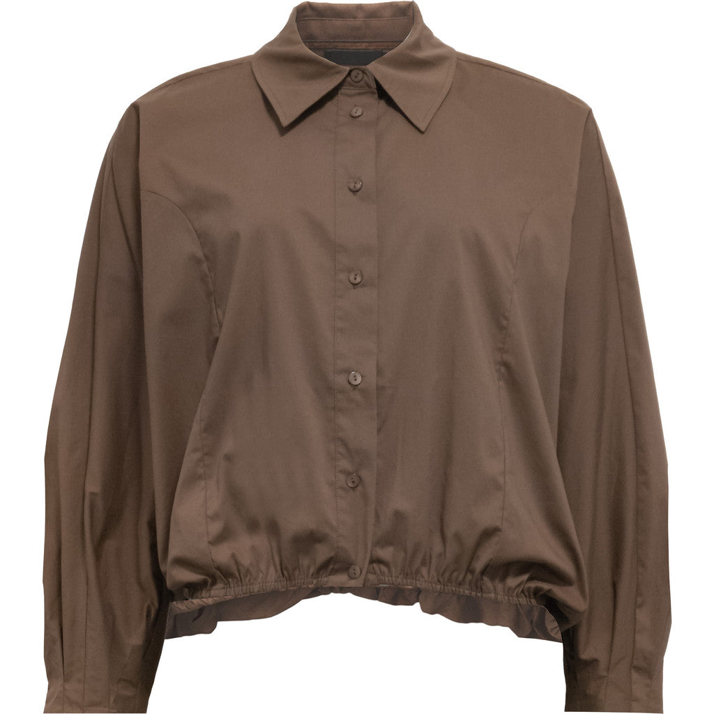 Costamani Balloon L/S Shirt Shirts Choco