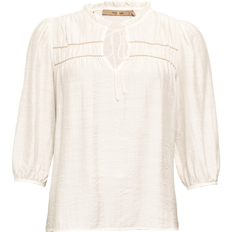 Costamani Barbel Blouse Blouse Whisper White/Taupe