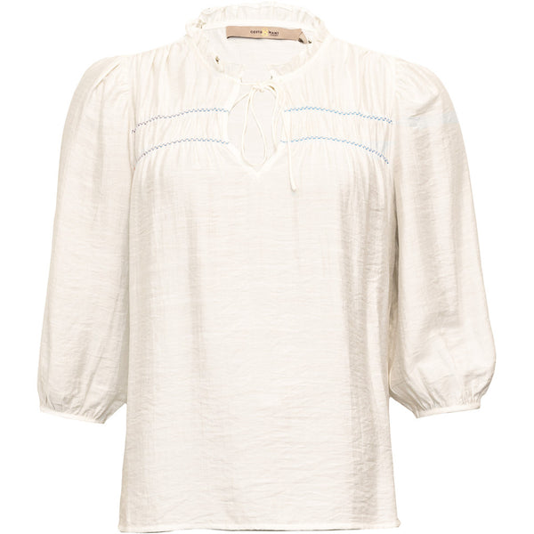 Costamani Barbel Blouse Blouse Whisper White/Zen Blue