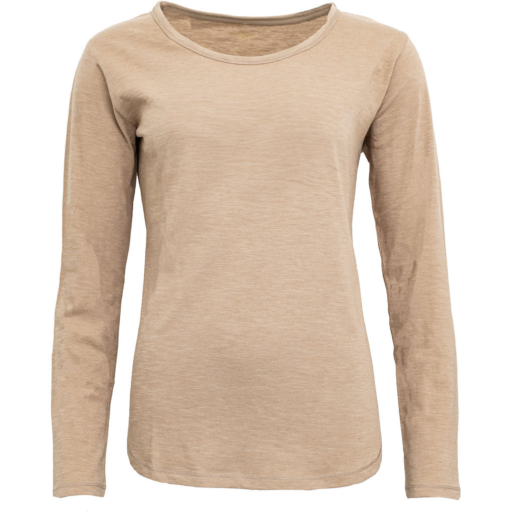 Costamani Basic L/S Tee T-shirts Sand