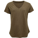 Basic S/S Tee V-neck - Army