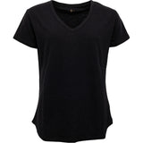 Basic S/S Tee V-neck - Black