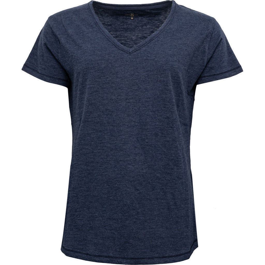 Costamani Basic S/S Tee V-neck T-shirts Navy
