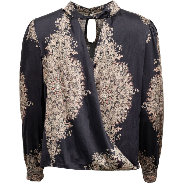 Costamani Beautii Blouse Blouse Black Flower