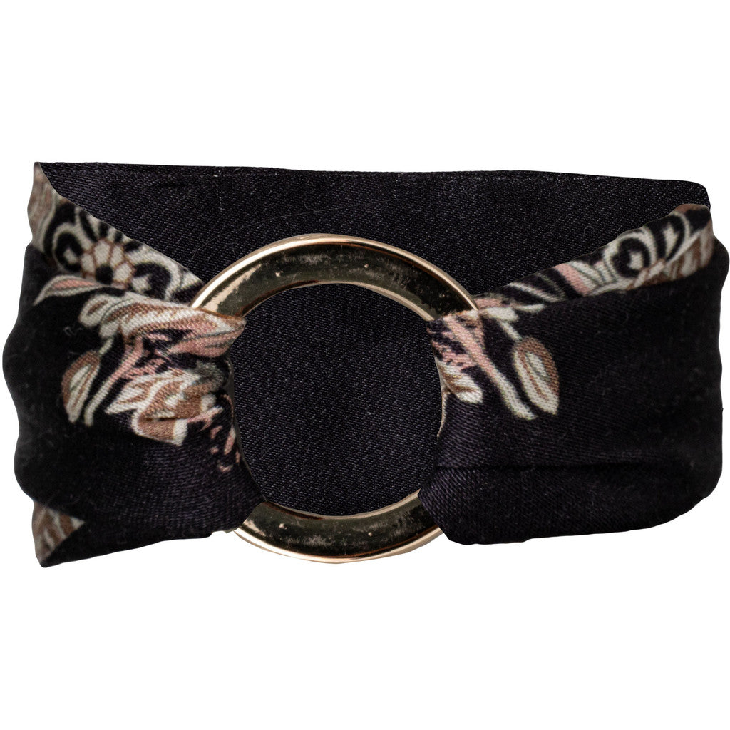 Costamani Beautii Bracelet Accessories Black Flower W/Gold