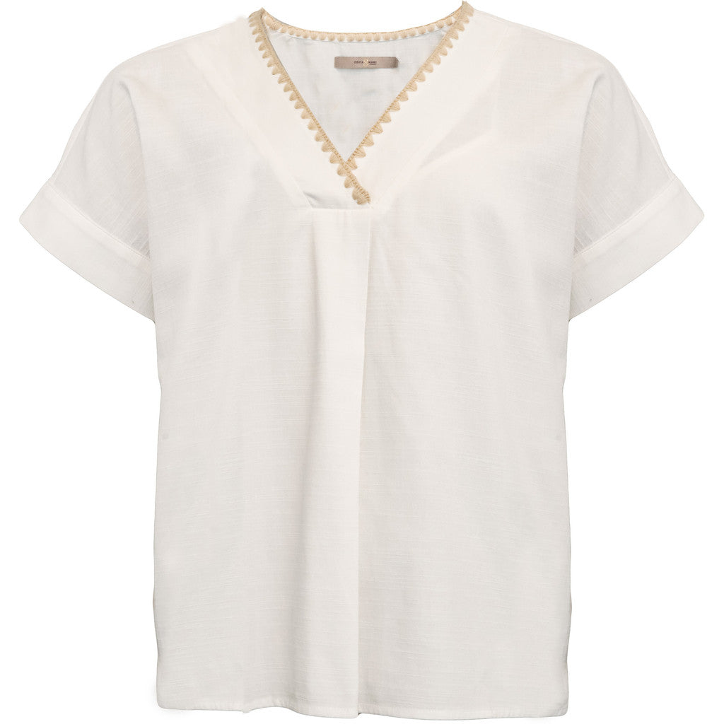 Costamani Beckie Blouse Blouse White W/Sand