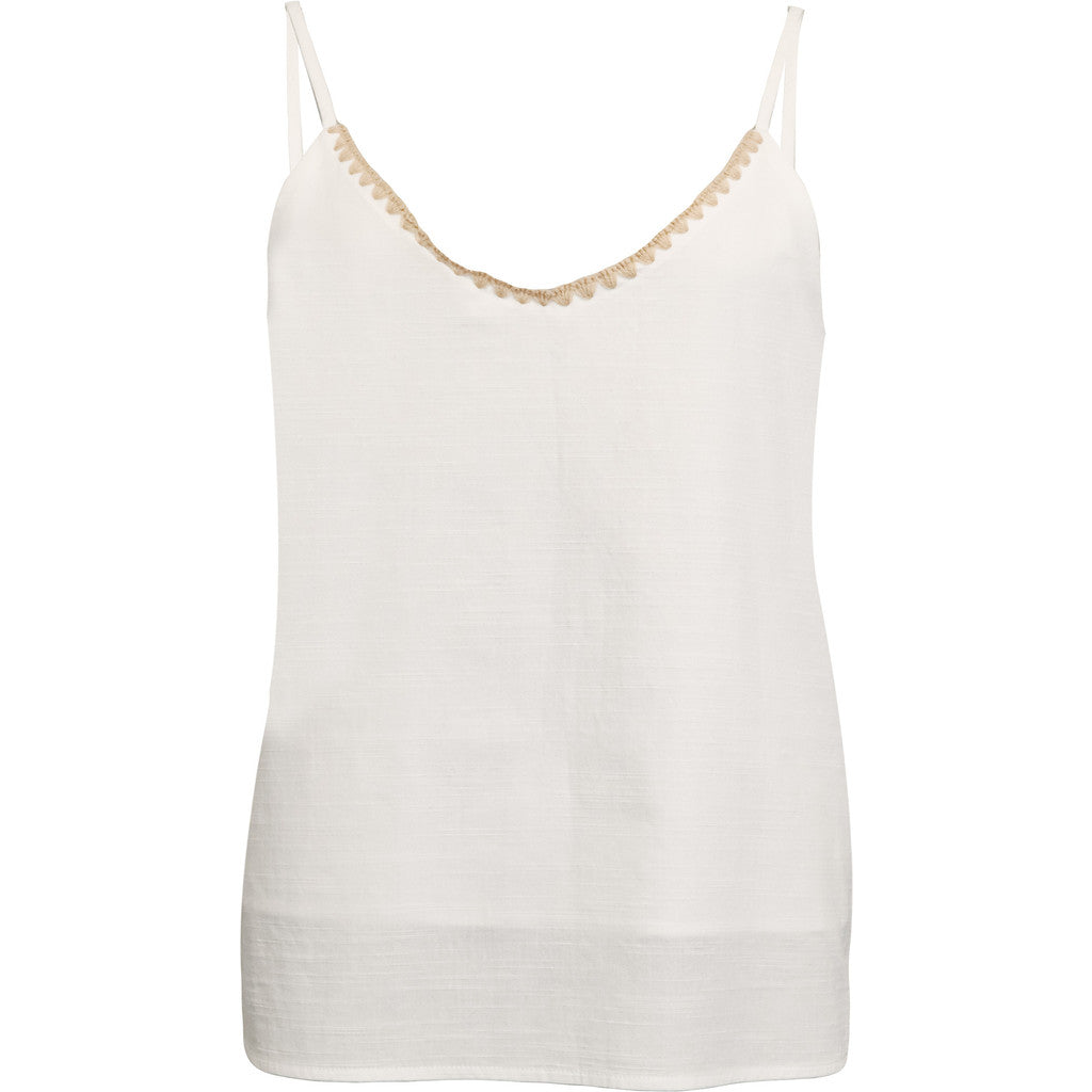 Costamani Beckie Top Tops White W/Sand
