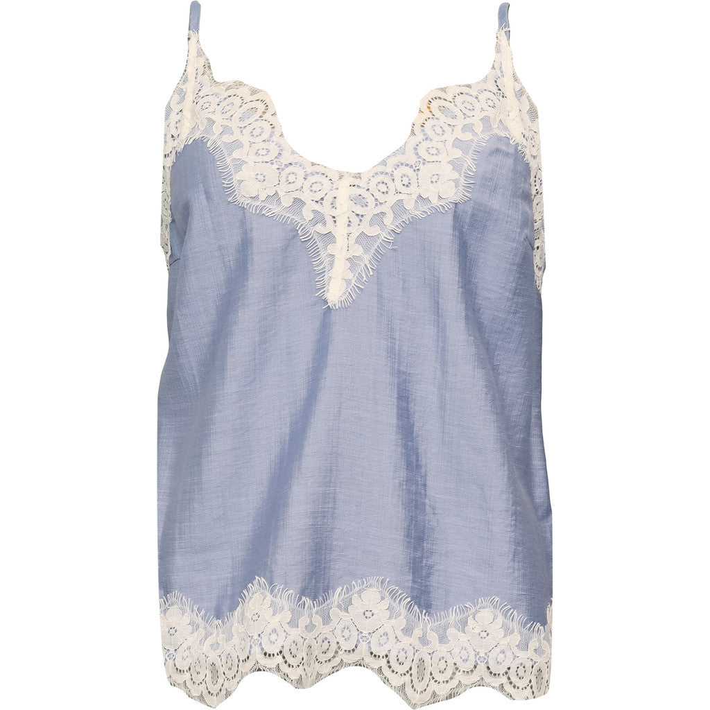 Costamani Billie Lace Top Tops Zen Blue