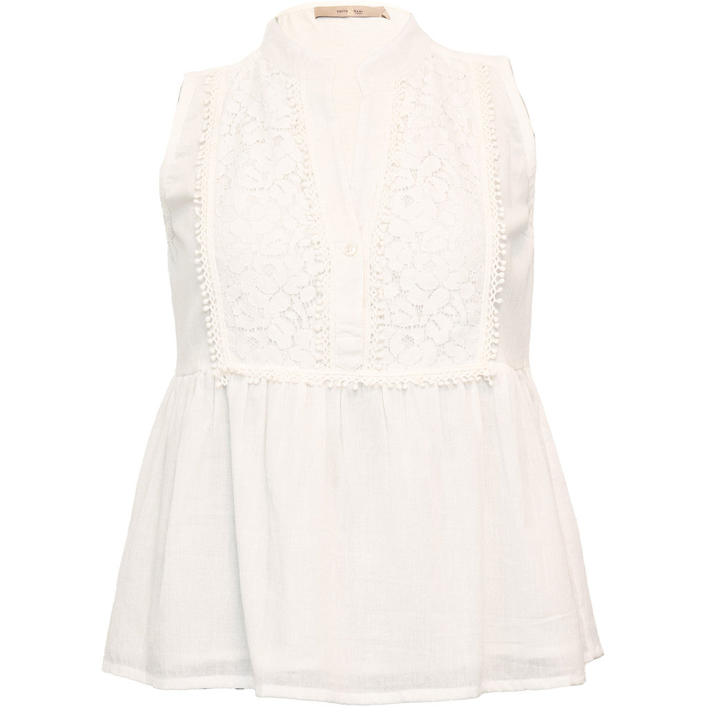 Costamani Billy Top Blouse White