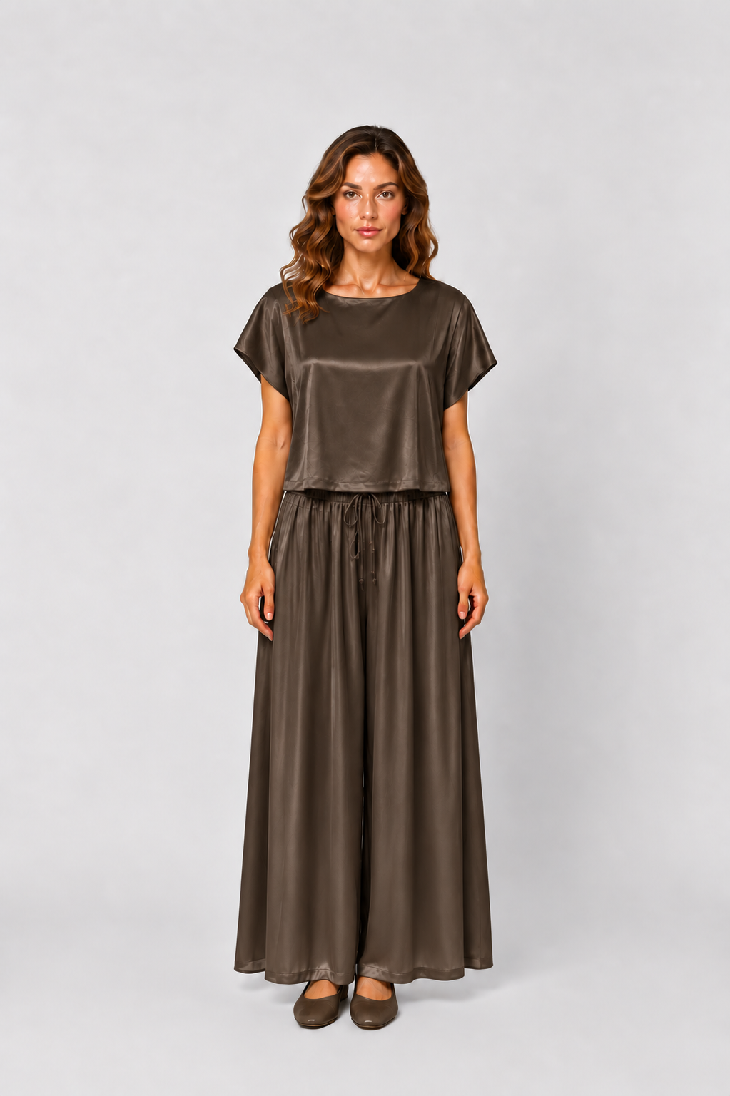 Costamani Blush Wide Pants Pants Choco