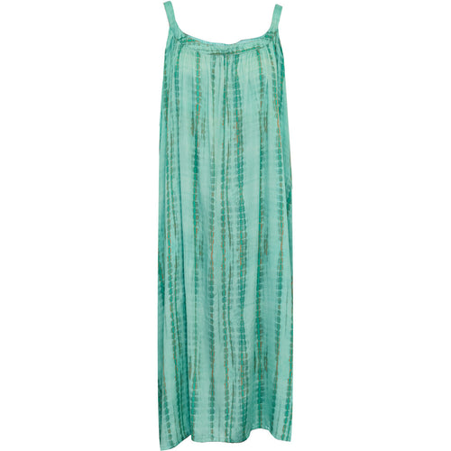 Bob Long Strap Dress - Aqua Mix