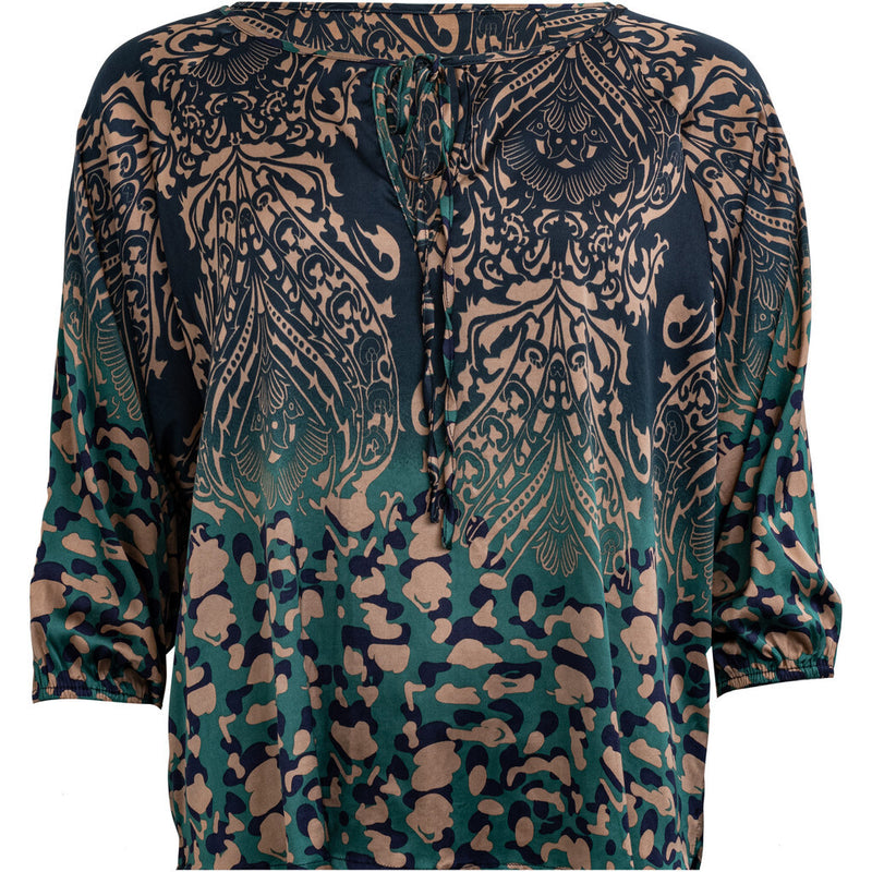 Costamani Boston ss Blouse Blouse Rain forest Mix