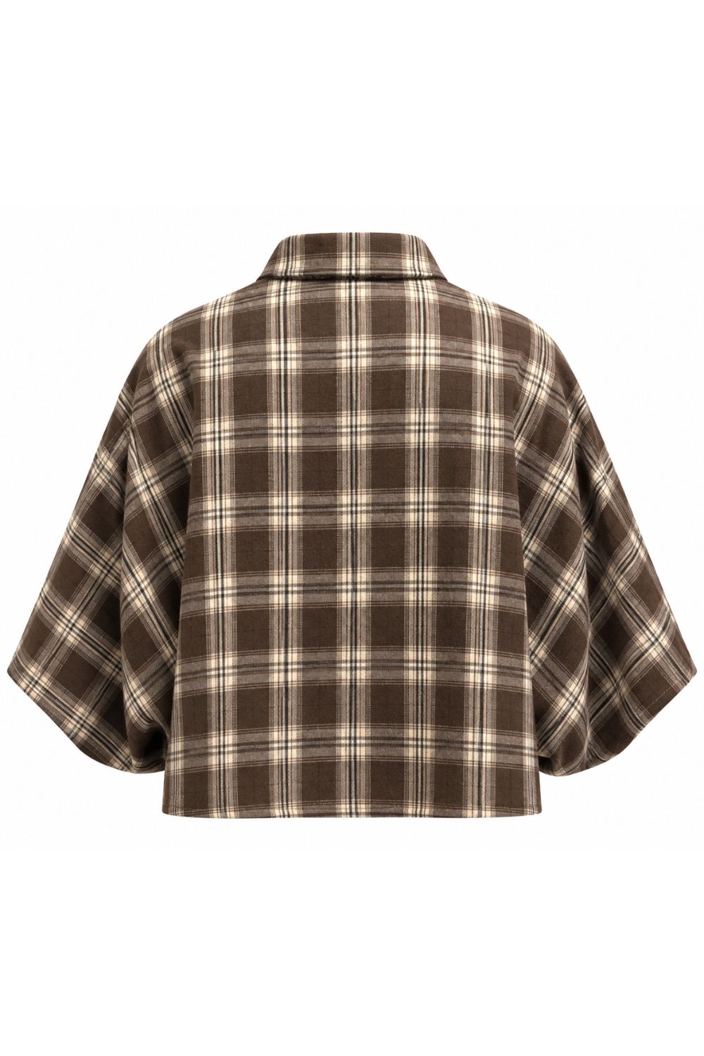 Costamani Check Balloon Shirt Shirts Brown check