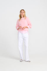 Costamani Coss Solid Pants Jeans White