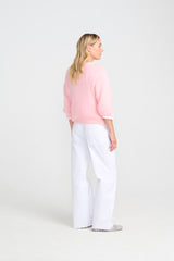 Costamani Coss Solid Pants Jeans White