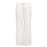 Costamani Coss Solid Pants Jeans White