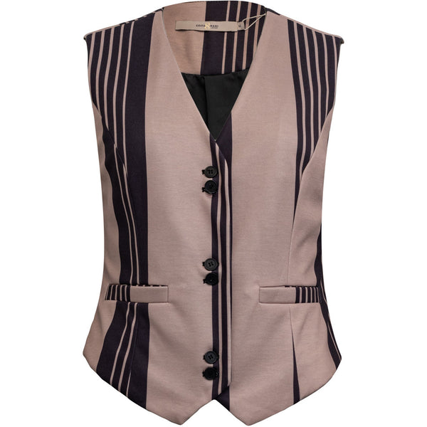 Costamani Cozzy Vest Kimonos/ Vest Black stripe