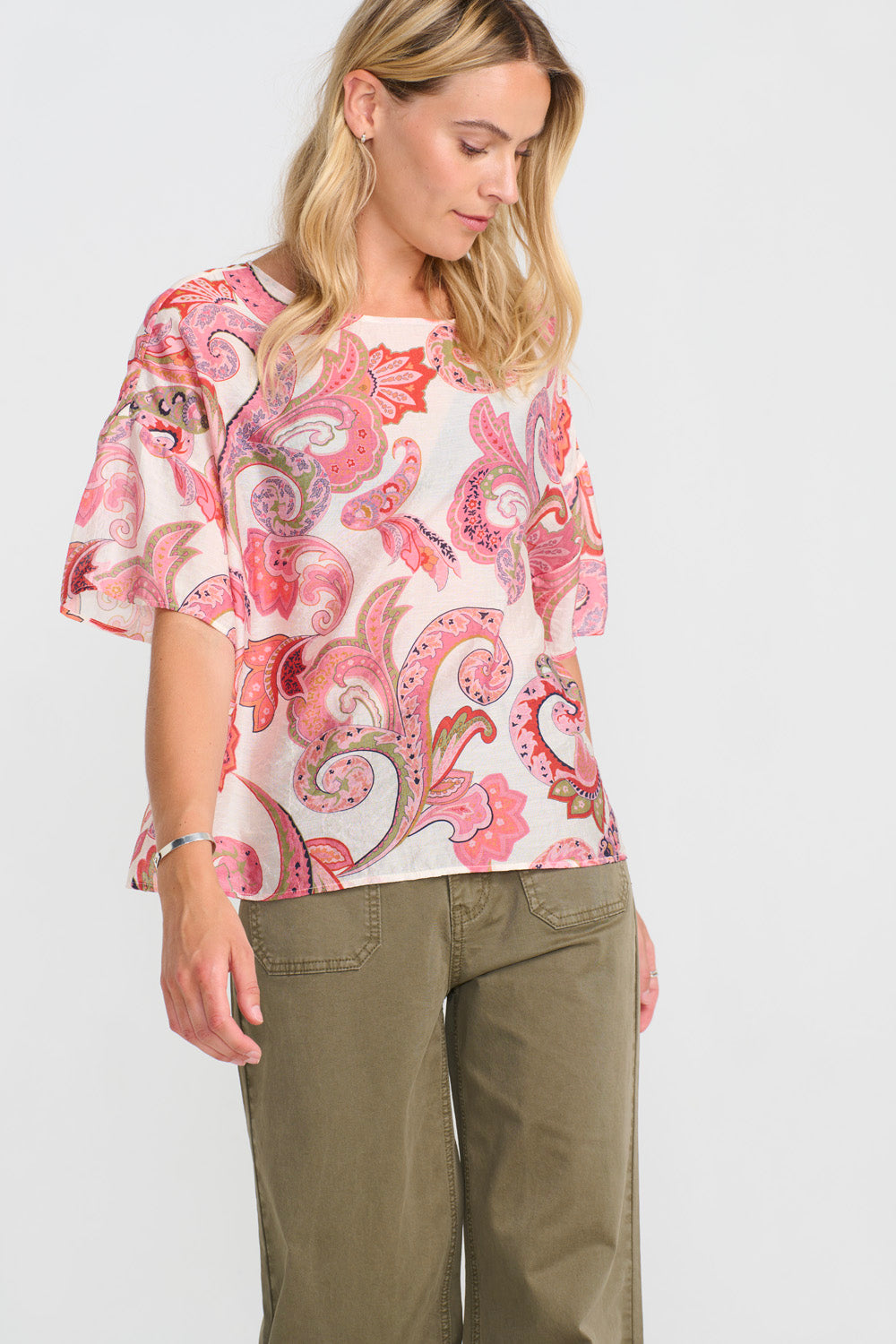 Costamani Daffodil Beauty Blouse Blouse Pink flower