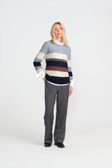 Costamani Deni Pullover Knits Blue mix