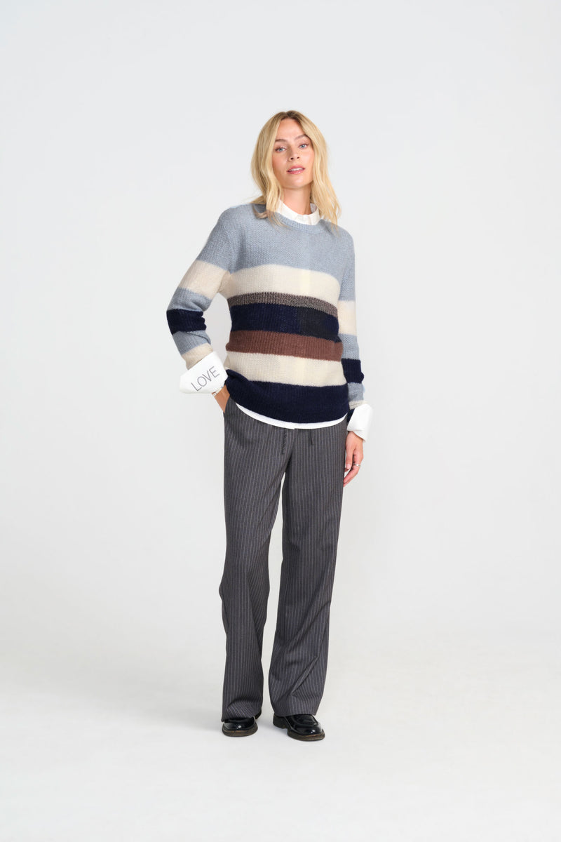 Costamani Deni Pullover Knits Blue mix