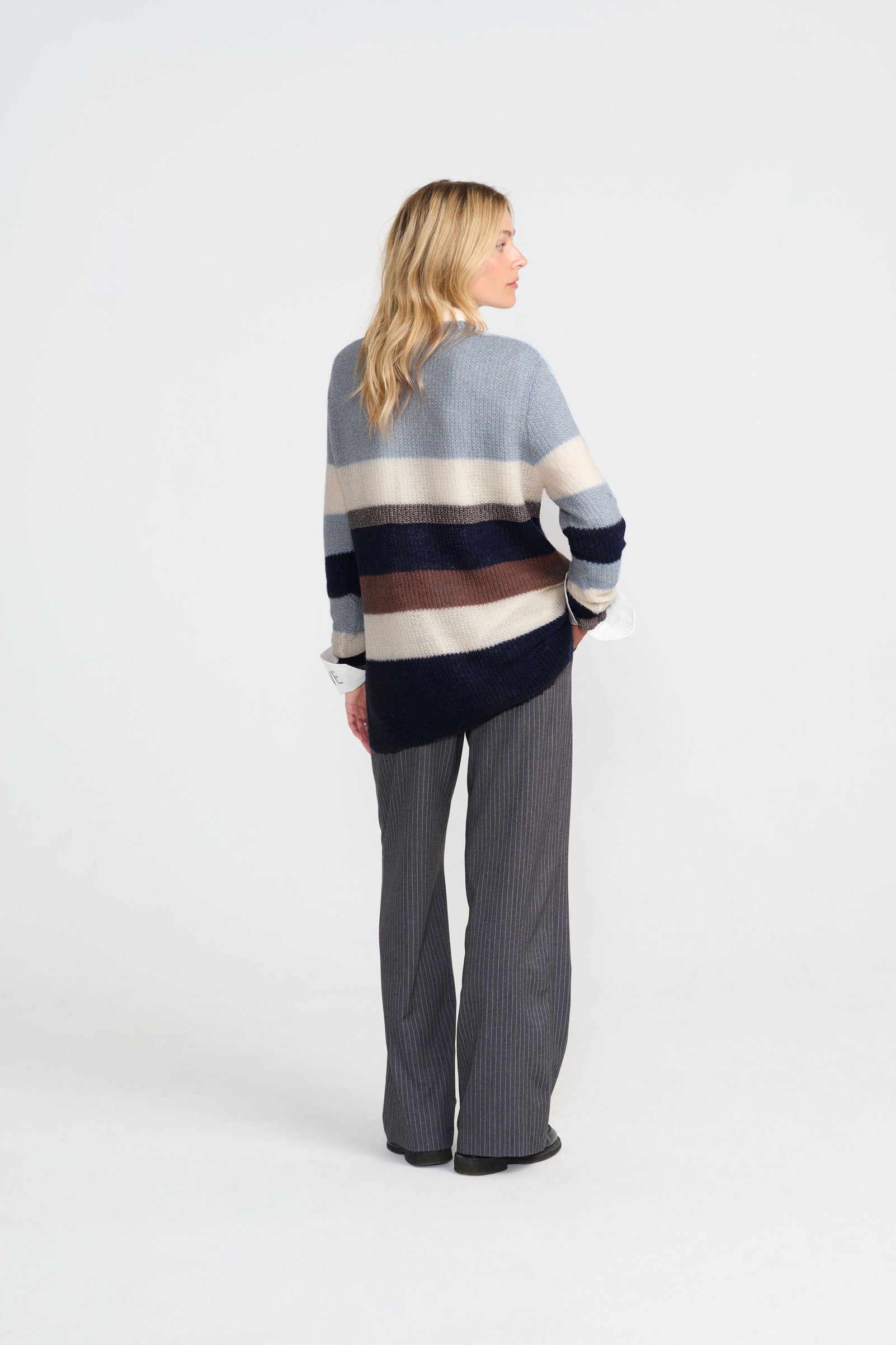 Costamani Deni Pullover Knits Blue mix