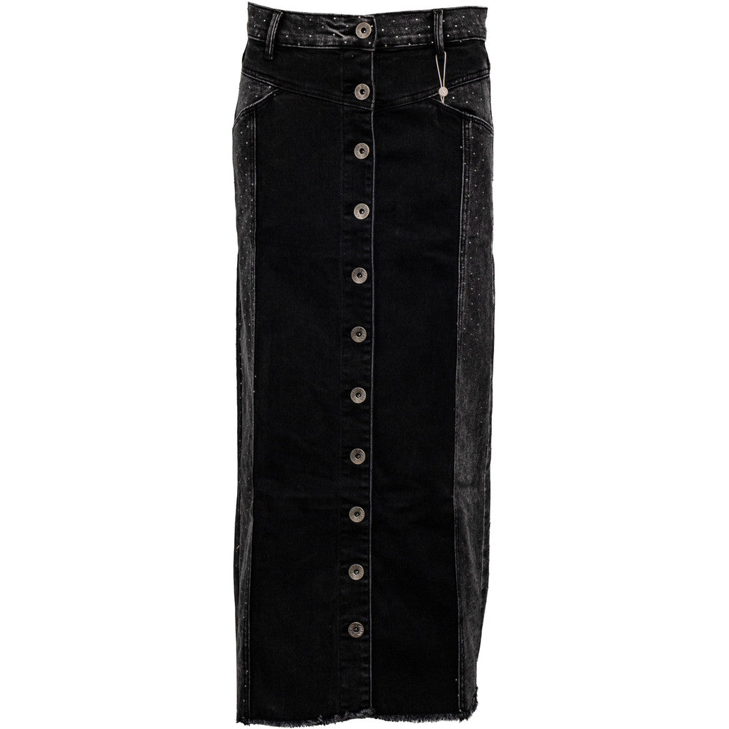 Costamani Denim Dot Skirt Skirts Grey Denim
