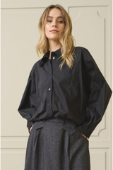 Balloon L/S Shirt - Black