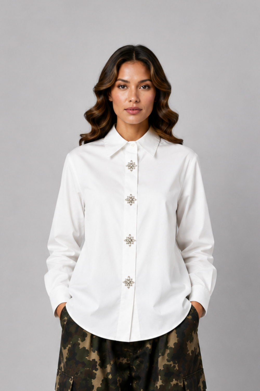 Amina Shirt - White