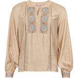 Costamani Emilie Shirt Shirts Sand W/Embrodery
