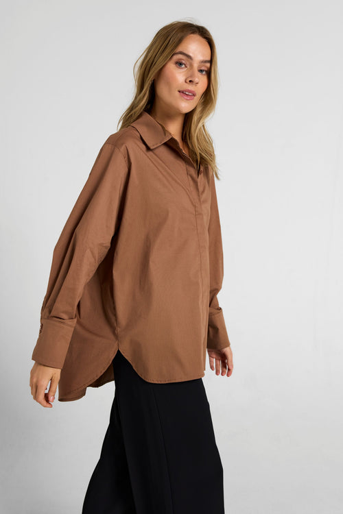 Emma Shirt - Hazelnut