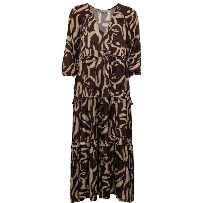 Costamani Face Dress Dresses Choco/Sand