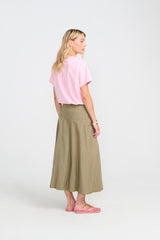 Costamani Florist Tee T-shirts Pink/Army