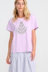 Costamani Florist Tee T-shirts Purple/Grey
