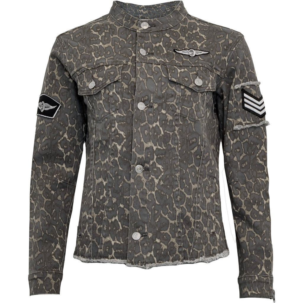 Costamani Foxy Leopard Jacket Jacket Grey Leo