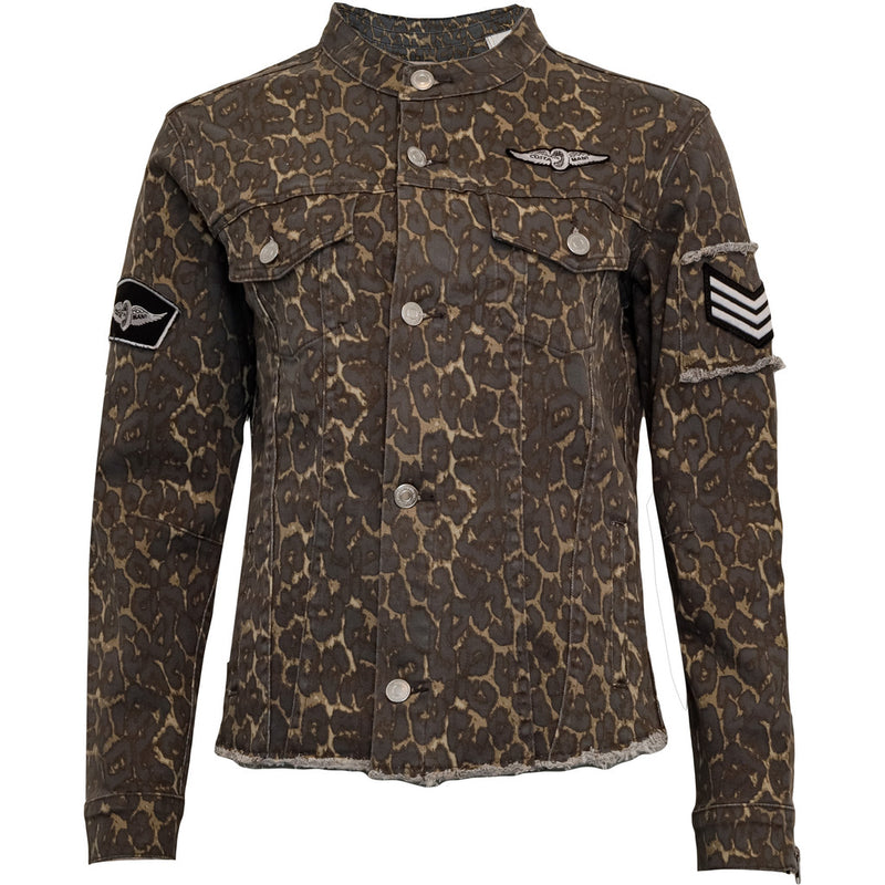 Costamani Foxy Leopard Jacket Jacket Grey Leo