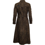 Costamani Foxy Leopard Long Dress Dresses Grey