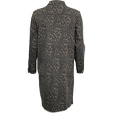Costamani Foxy Leopard Long Jacket Jacket Grey Leo
