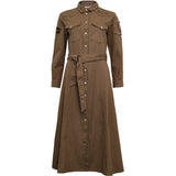 Costamani Foxy Long Dress Dresses Army