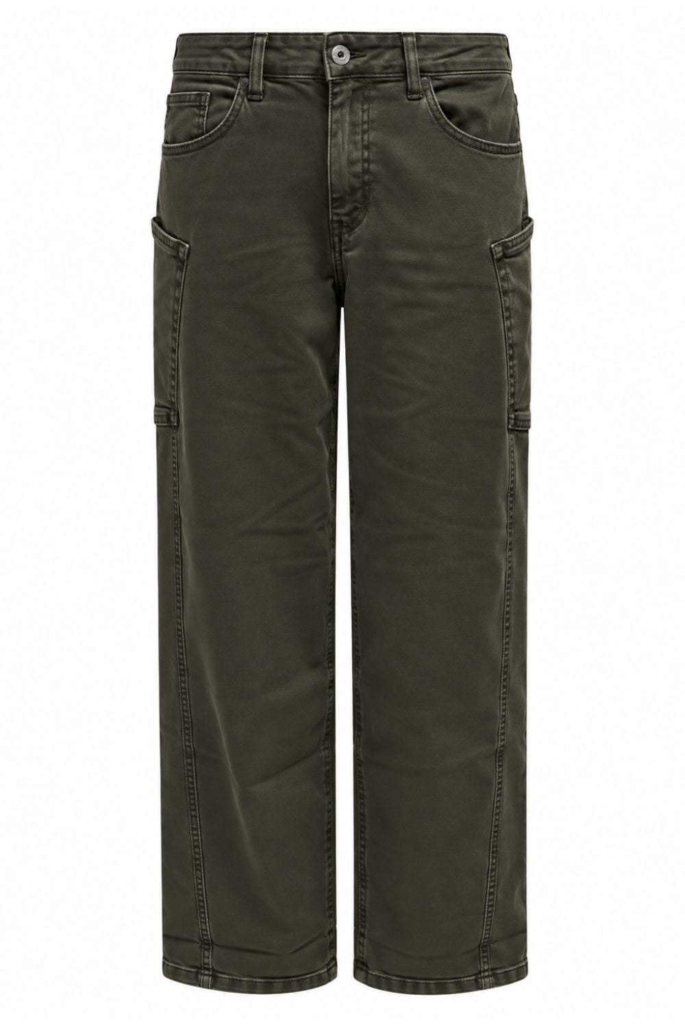 Costamani Freddy Solid Barrel Jeans Army