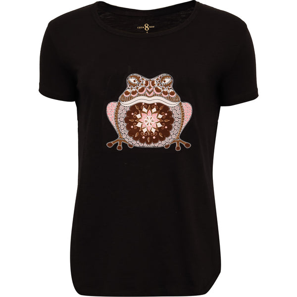 Costamani Frog Tee T-shirts Black W/Candy Mix