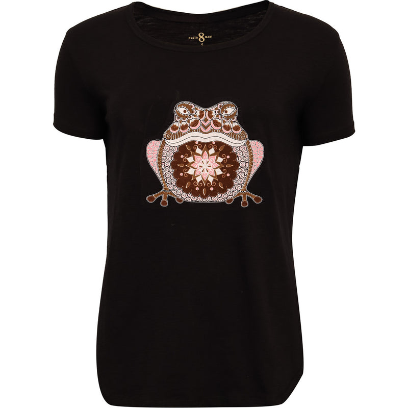 Costamani Frog Tee T-shirts Black W/Candy Mix
