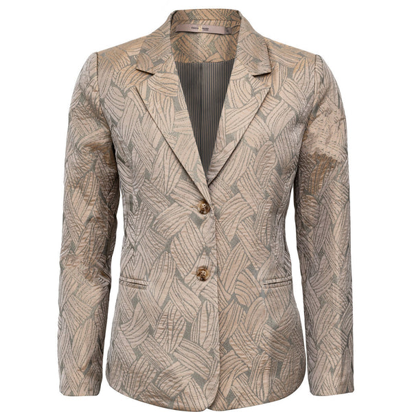 Costamani Glassy Blazer Blazers Grey/Sand