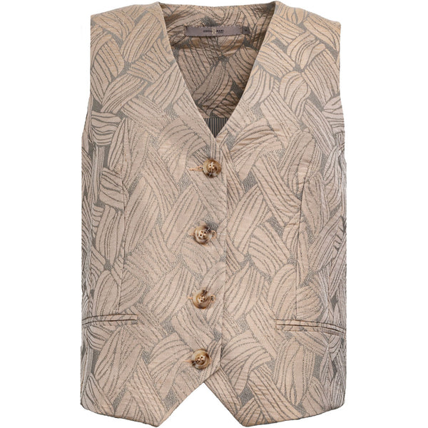 Costamani Glassy Vest Kimonos/ Vest Grey/Sand