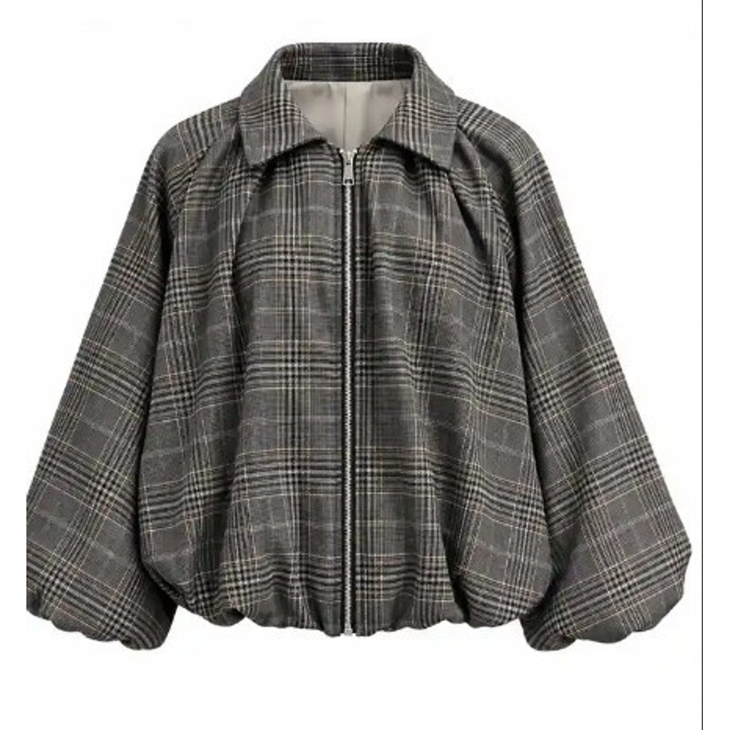 Costamani Grey Check Jacket Jacket Grey