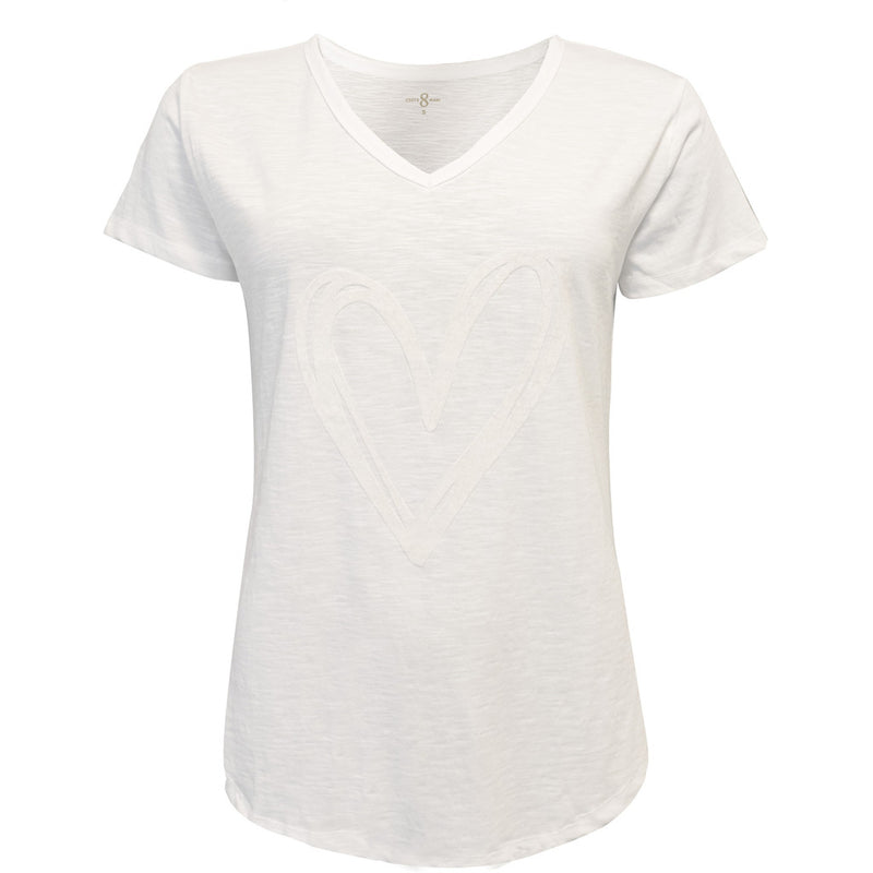 Costamani Heart Tee T-shirts White