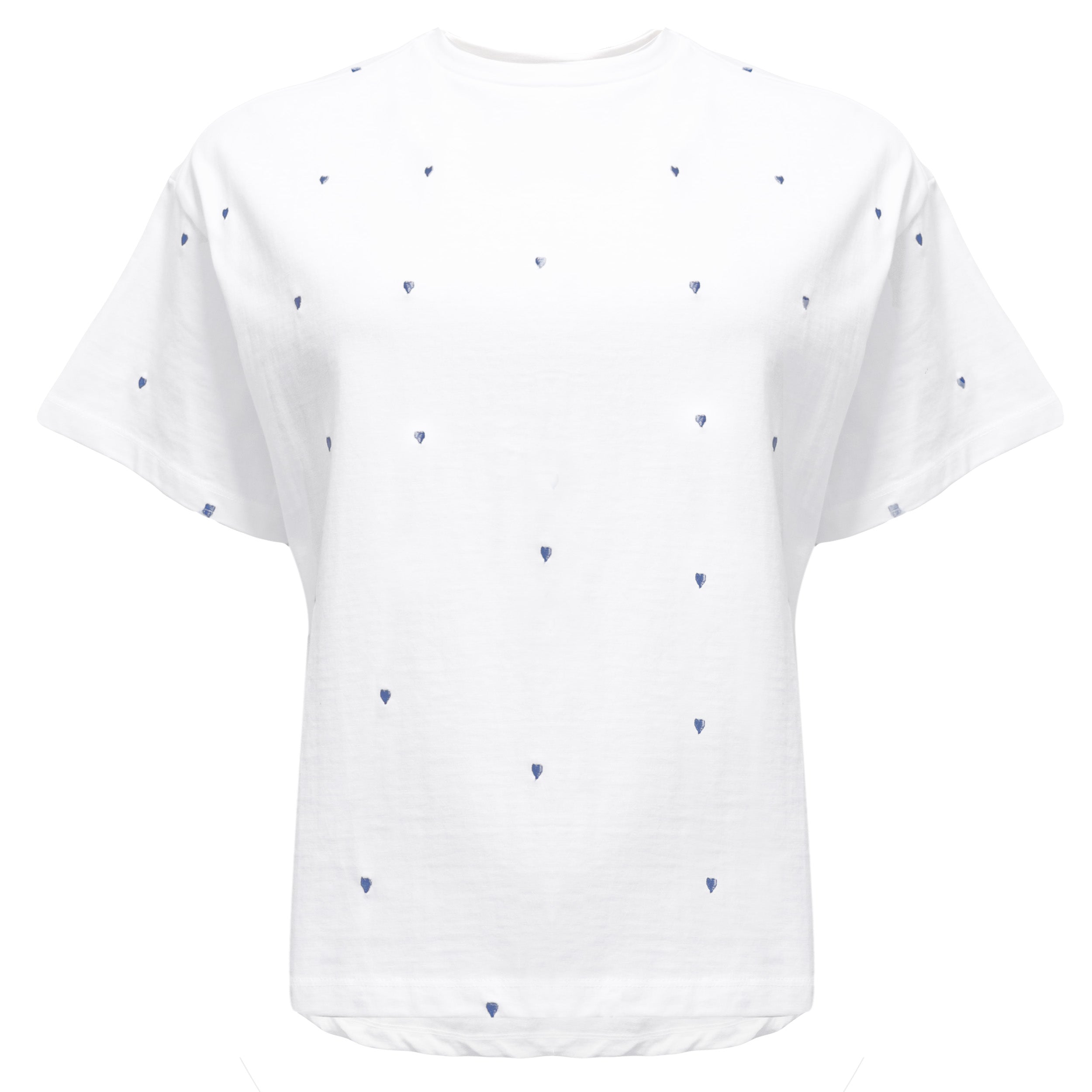 Costamani Heart Tee T-shirts Sea Blue Heart